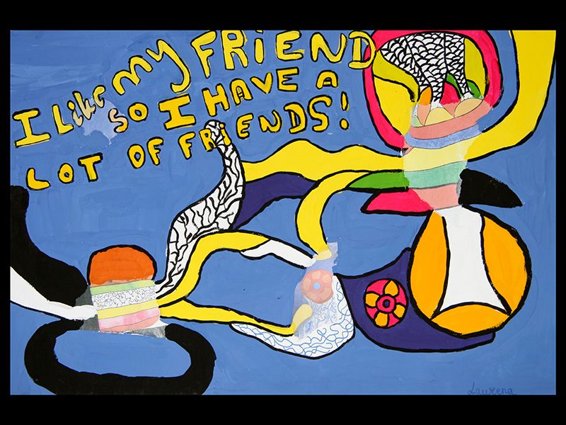 Exposition 2012 – ENFANTS : travail d’élève 5