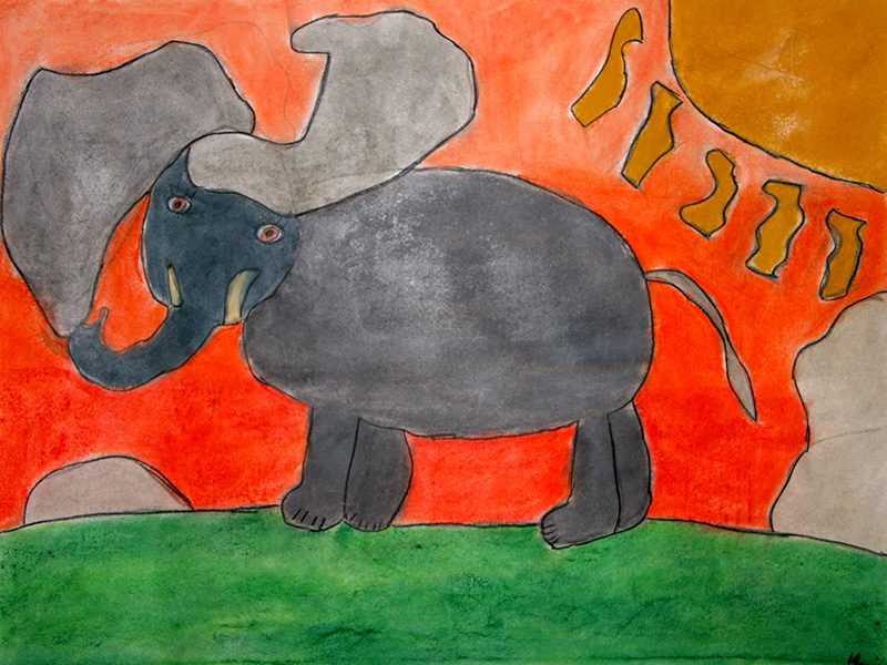 Exposition 2013 – ENFANTS : travail d’élève 8