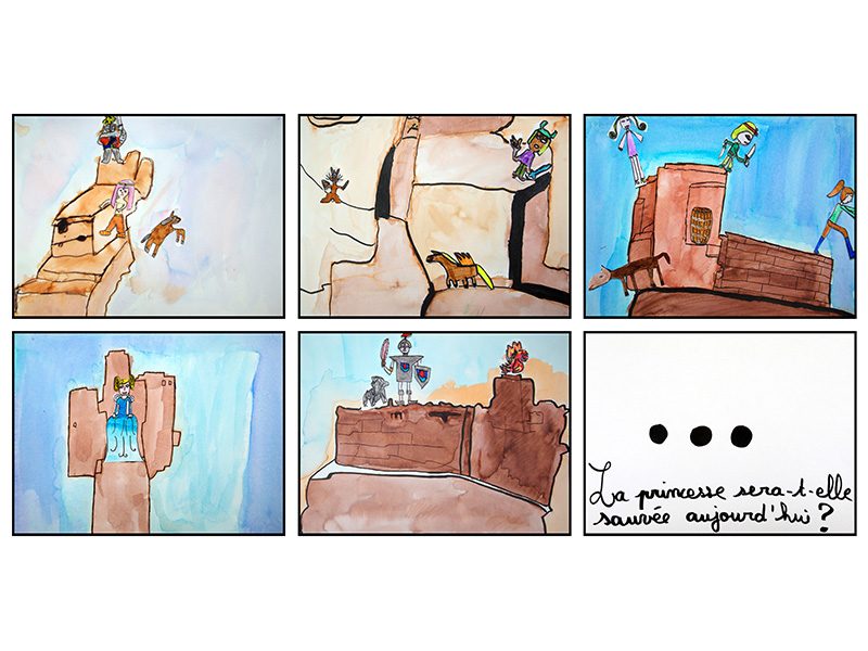 Exposition 2014 – Festival BD : travail d’élève 5
