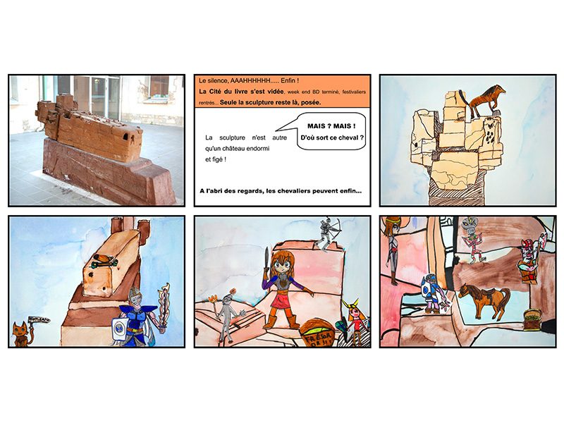 Exposition 2014 – Festival BD : travail d’élève 3