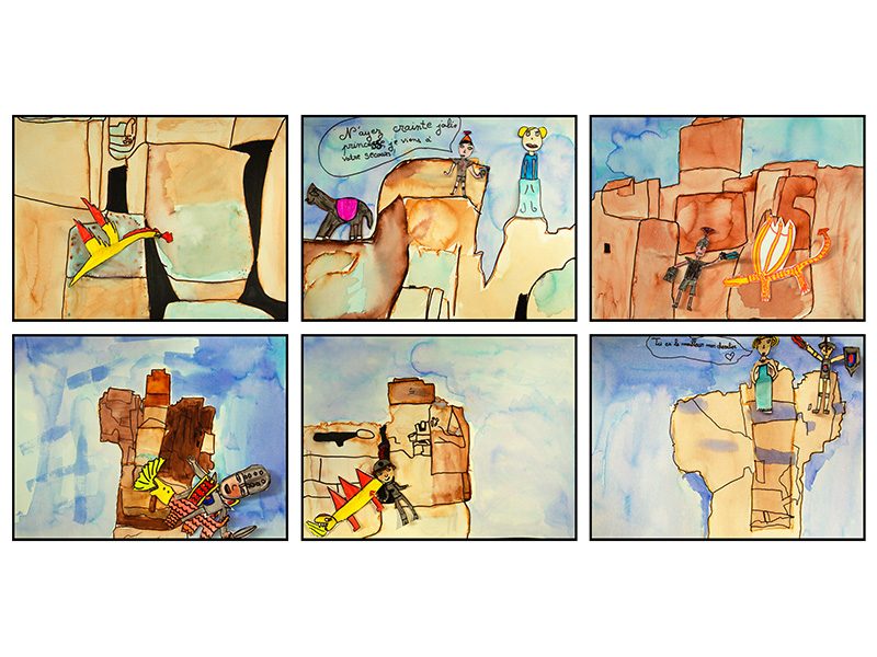 Exposition 2014 – Festival BD : travail d’élève 2