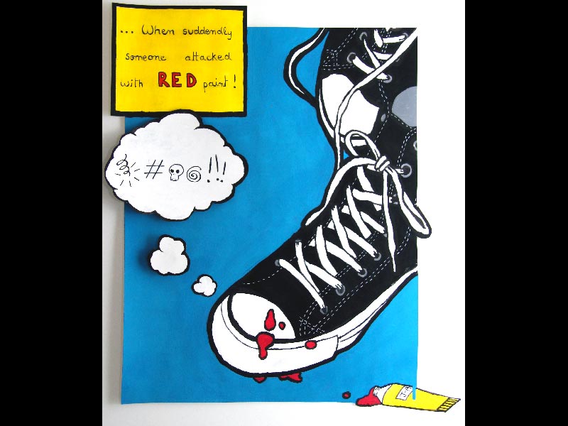 Exposition 2014 – ARTS PLASTIQUES : travail d’élève 7