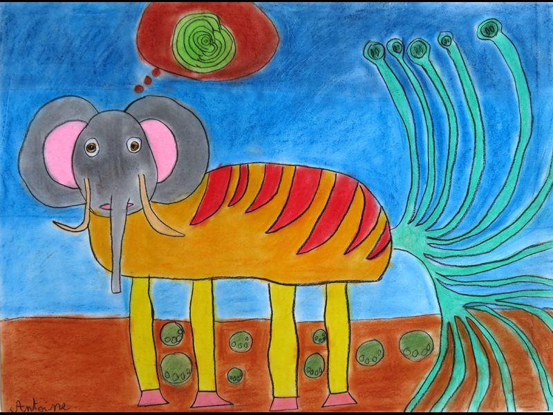 Exposition 2015 – ENFANTS ARTS PLASTIQUES : travail d’élève 6