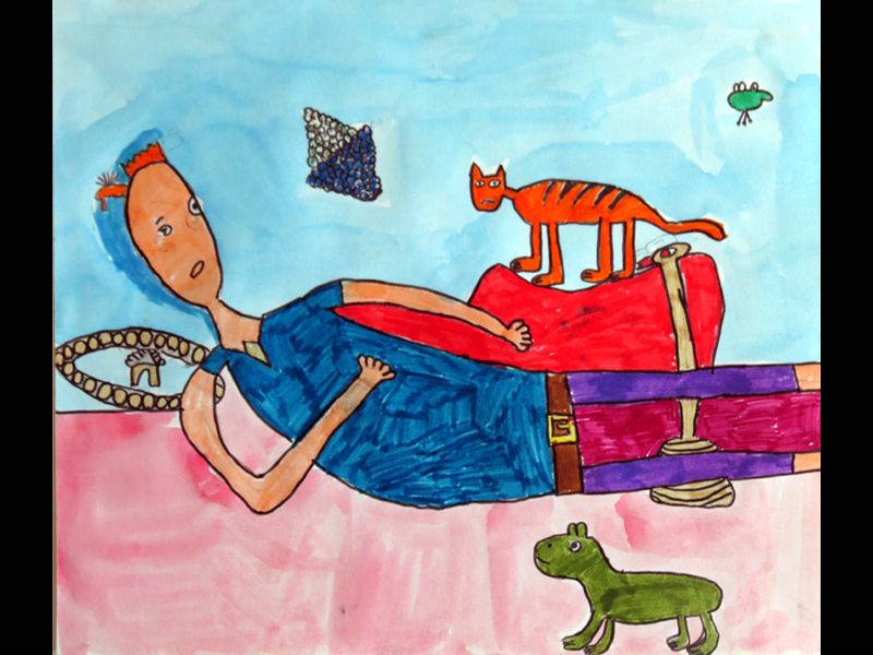 Exposition 2015 – ENFANTS ARTS PLASTIQUES : travail d’élève 3