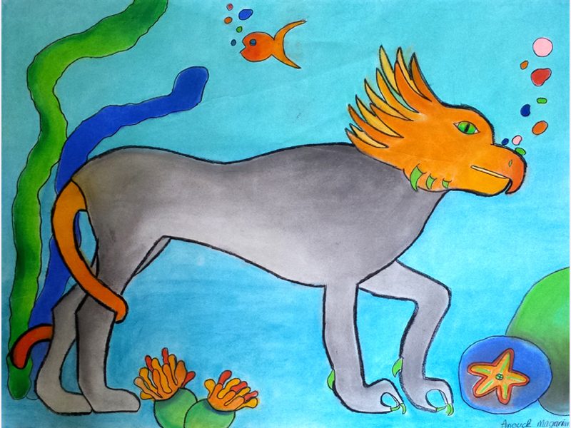 Exposition 2015 – ENFANTS ARTS PLASTIQUES : travail d’élève 22