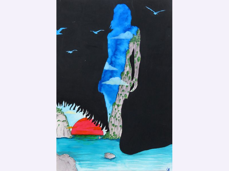 Exposition 2015 – ARTS PLASTIQUES : travail d’élève 12