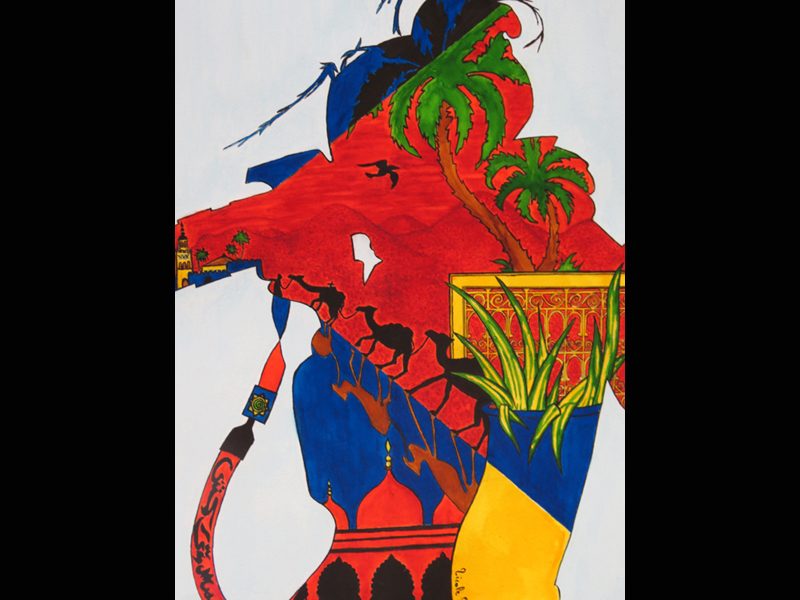 Exposition 2015 – ARTS PLASTIQUES : travail d’élève 21