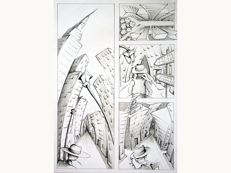 Exposition 2017 – BD/ILLUSTRATION : travail d’élève 15