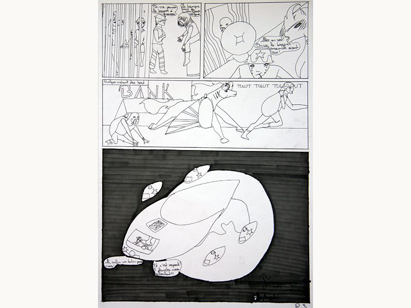 Exposition 2017 – BD/ILLUSTRATION : travail d’élève 12