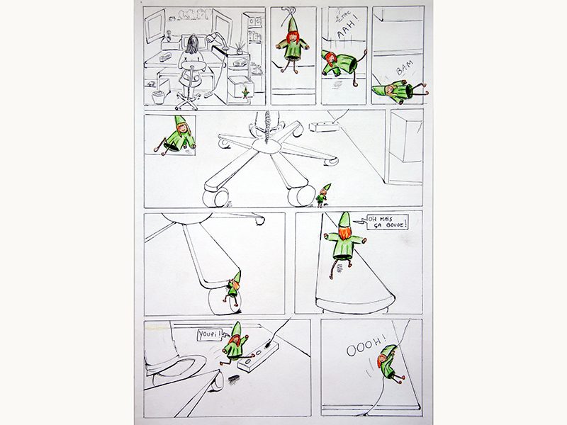 Exposition 2017 – BD/ILLUSTRATION : travail d’élève 11