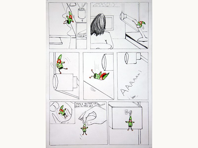 Exposition 2017 – BD/ILLUSTRATION : travail d’élève 10