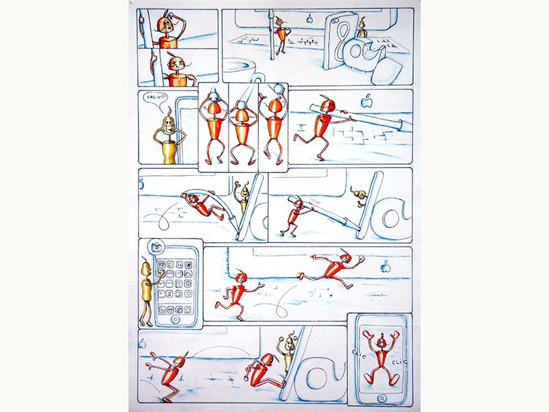 Exposition 2017 – BD/ILLUSTRATION : travail d’élève 6