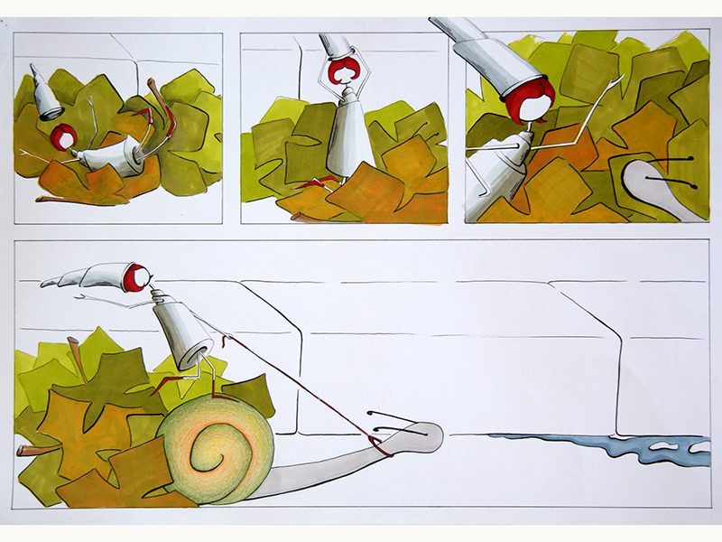 Exposition 2017 – BD/ILLUSTRATION : travail d’élève 3