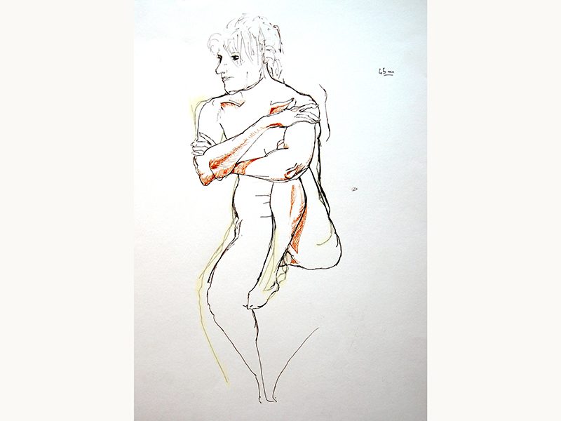 Exposition 2017 – Dessin d’observation : travail d’élève 22