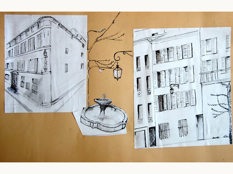 Exposition 2017 – Dessin d’observation : travail d’élève 2