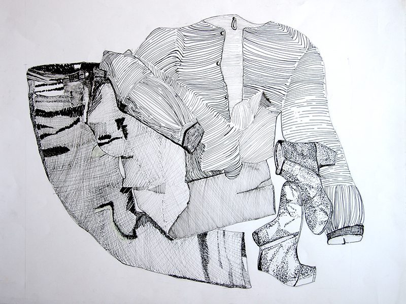 Exposition 2017 – Dessin d’observation : travail d’élève 12