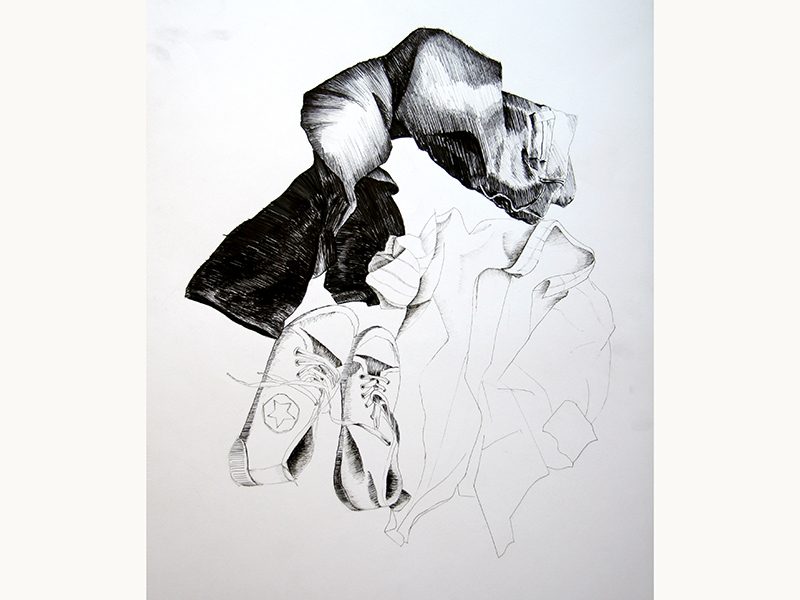Exposition 2017 – Dessin d’observation : travail d’élève 17