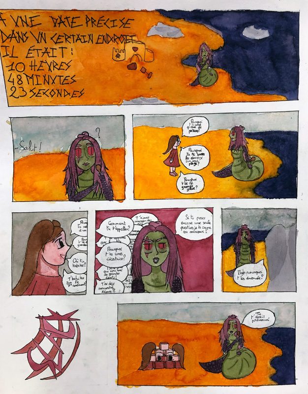 Exposition 2019 – BD/Illustration : travail d’élève 25