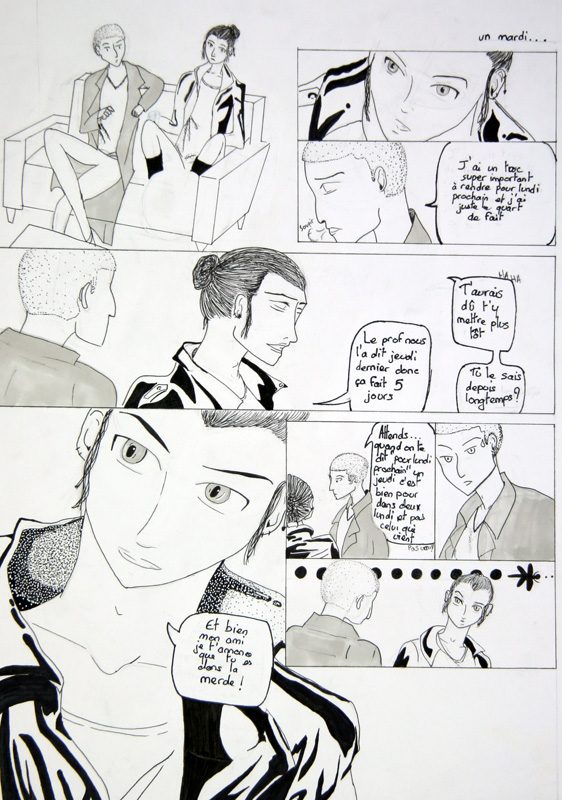 Exposition 2019 – BD/Illustration : travail d’élève 17