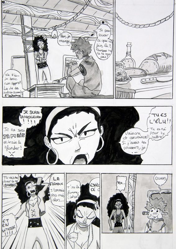 Exposition 2019 – BD/Illustration : travail d’élève 14