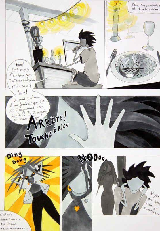 Exposition 2019 – BD/Illustration : travail d’élève 8