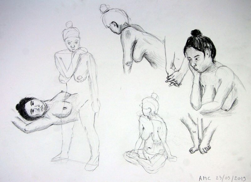 Exposition 2019 – Dessin d&rsquo;Observation : travail d’élève 15