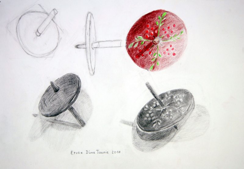 Exposition 2019 – Dessin d&rsquo;Observation : travail d’élève 8