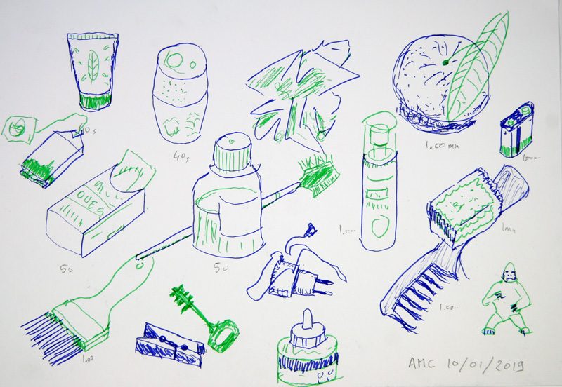Exposition 2019 – Dessin d&rsquo;Observation : travail d’élève 5