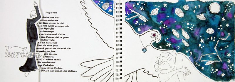 Exposition 2019 – Carnet en Voyage : travail d’élève 6