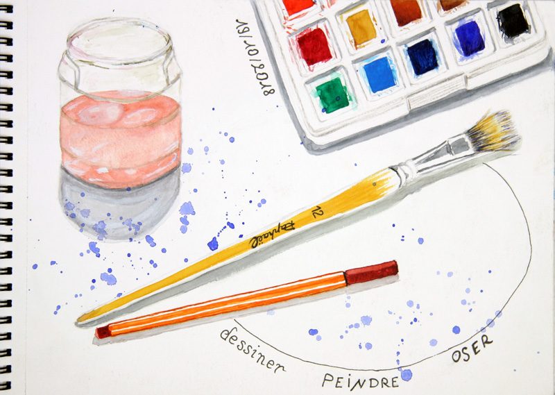Exposition 2019 – Carnet en Voyage : travail d’élève 5