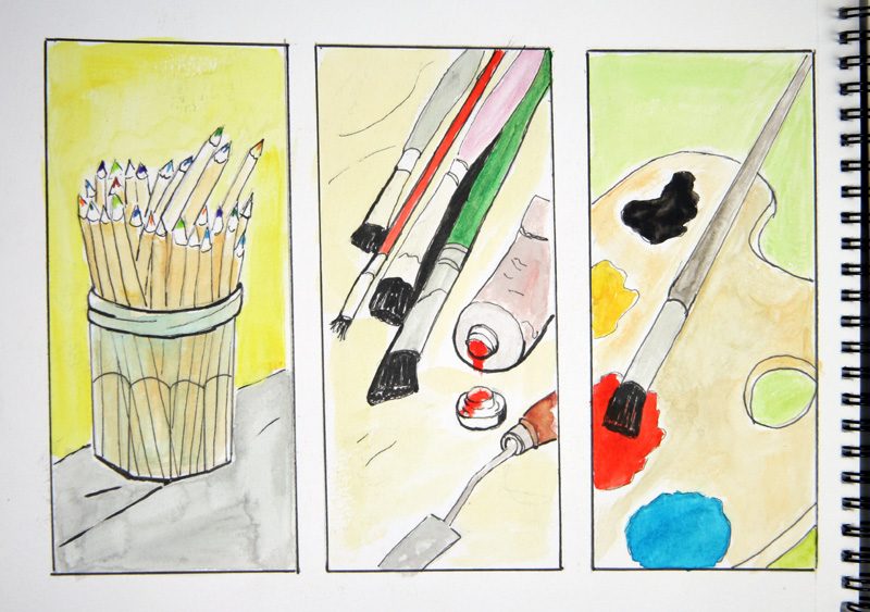 Exposition 2019 – Carnet en Voyage : travail d’élève 3