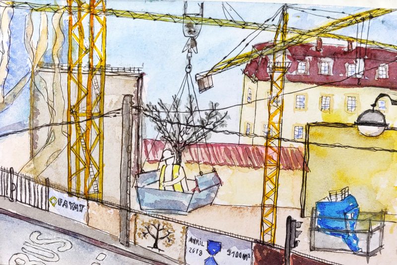 Exposition 2019 – Carnet en Voyage : travail d’élève 1