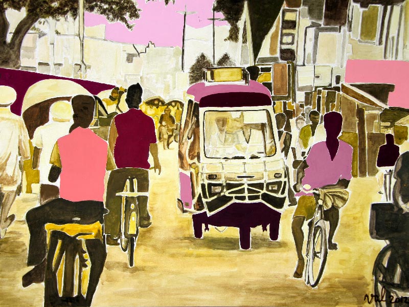 Exposition 2012 – ARTS PLASTIQUES : travail d’élève 7