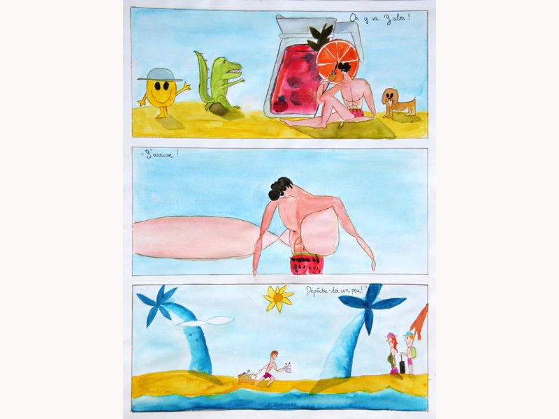 Exposition 2016 – Enfants BD/Illustration : travail d’élève 2