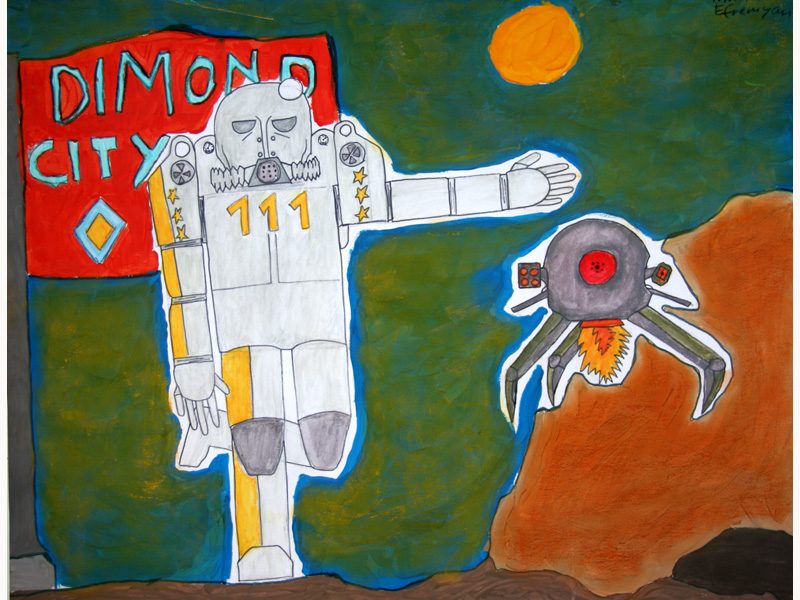 Exposition 2016 – Enfants Arts Plastiques : travail d’élève 12
