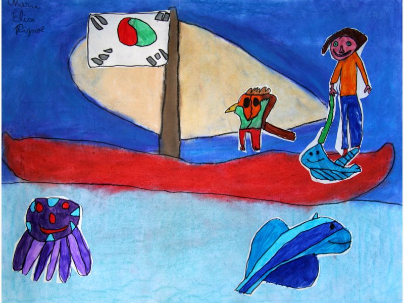 Exposition 2016 – Enfants Arts Plastiques : travail d’élève 15