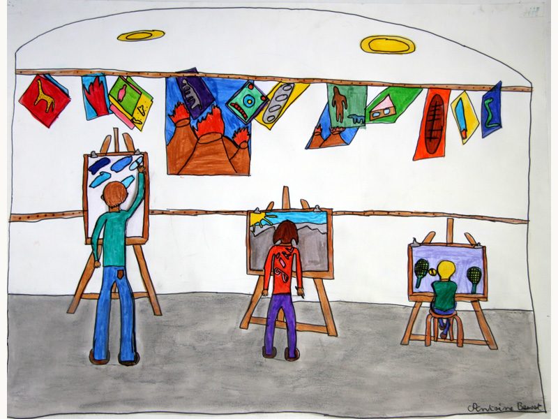 Exposition 2016 – Enfants Arts Plastiques : travail d’élève 18