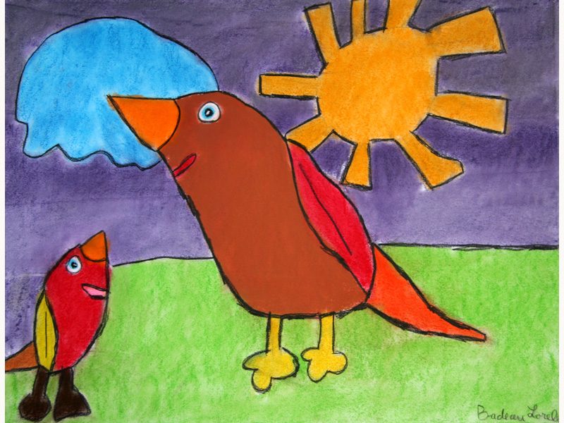 Exposition 2016 – Enfants Arts Plastiques : travail d’élève 22