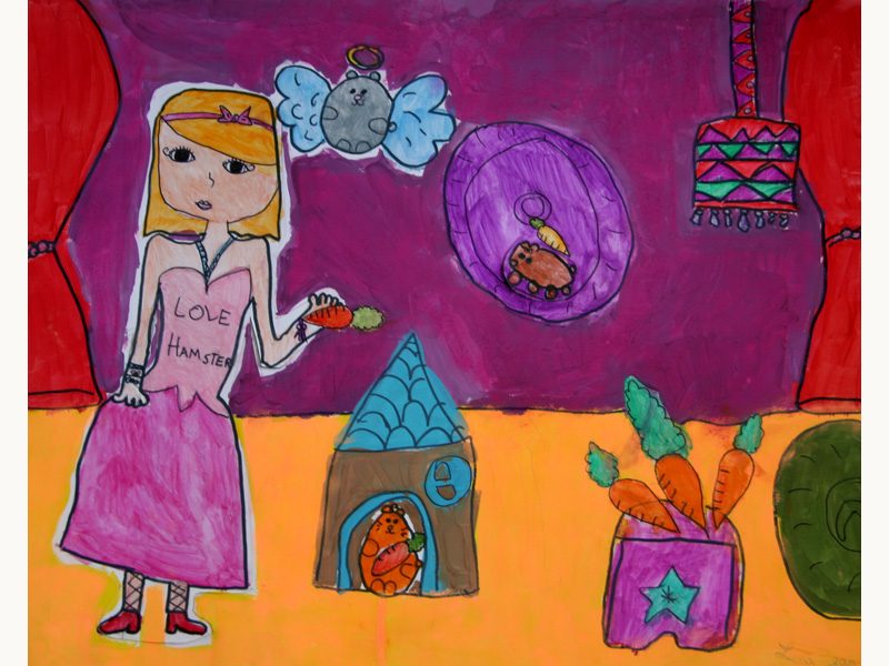 Exposition 2016 – Enfants Arts Plastiques : travail d’élève 10