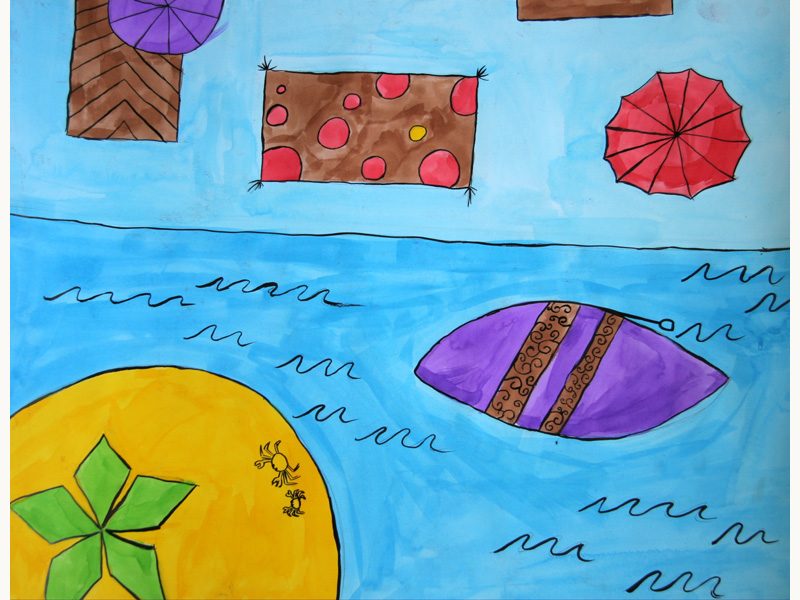 Exposition 2016 – Enfants Arts Plastiques : travail d’élève 8
