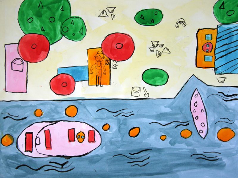 Exposition 2016 – Enfants Arts Plastiques : travail d’élève 7