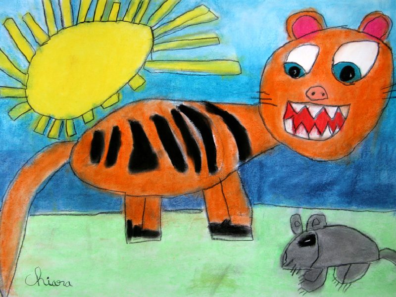 Exposition 2016 – Enfants Arts Plastiques : travail d’élève 4