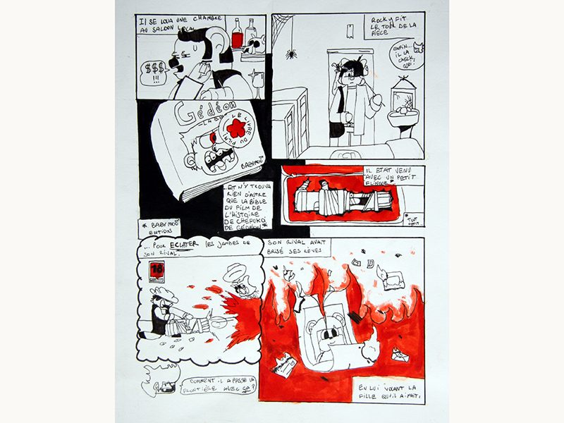Exposition 2018 – BD/Illustration : travail d’élève 19