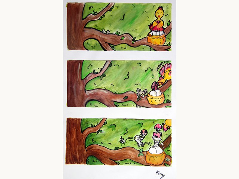 Exposition 2018 – BD/Illustration : travail d’élève 15