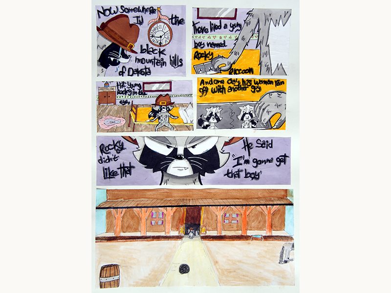 Exposition 2018 – BD/Illustration : travail d’élève 12