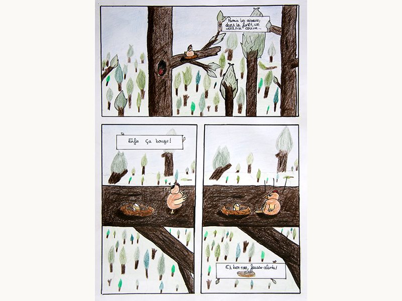 Exposition 2018 – BD/Illustration : travail d’élève 11