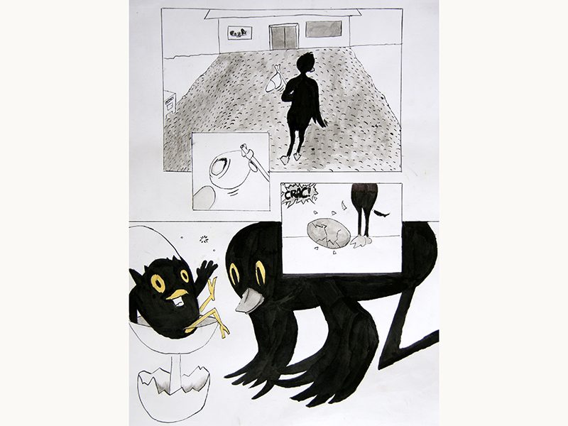 Exposition 2018 – BD/Illustration : travail d’élève 8