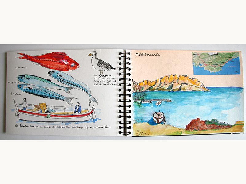 Exposition 2018 – Carnet en Voyage : travail d’élève 16