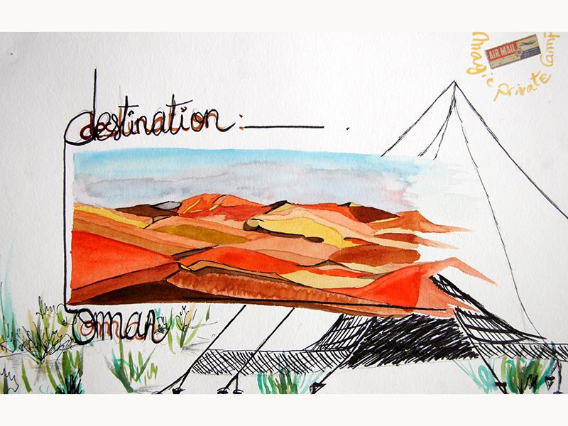 Exposition 2018 – Carnet en Voyage : travail d’élève 4