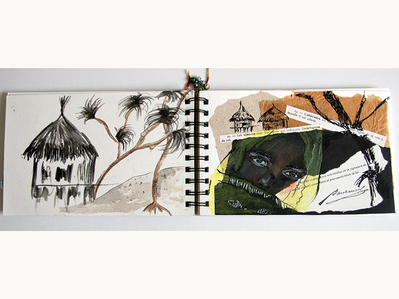 Exposition 2018 – Carnet en Voyage : travail d’élève 23